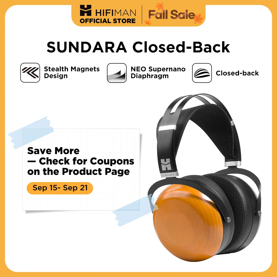 ヘッドホン HIFIMAN SUNDARA closed-back HiFiMan Sundara Closed-Back ausinės - [Naujiena] - Ausines.com