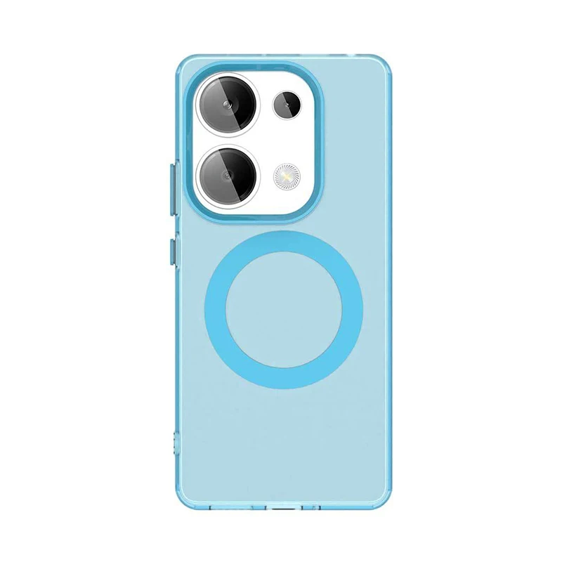 Translucent Matte Shockproof Magnetic Phone Case Cover