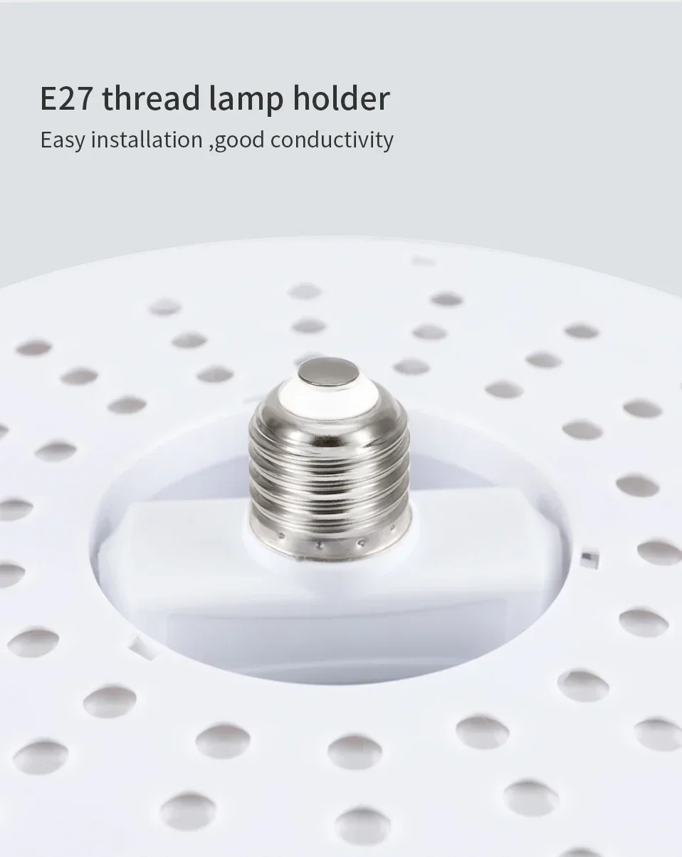 Description Picture 5 of item28W/40W/60W LED Bulb E27 85-265V LED Lamp Indoor Lighting Super Bright UFO Light Bulb For Home Office Garage Warehouse Lighting
