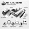 Inflatable Stand Up Paddle Board for outdoor water sports PVC material blue wide stable design with non-slip comfort deck and p