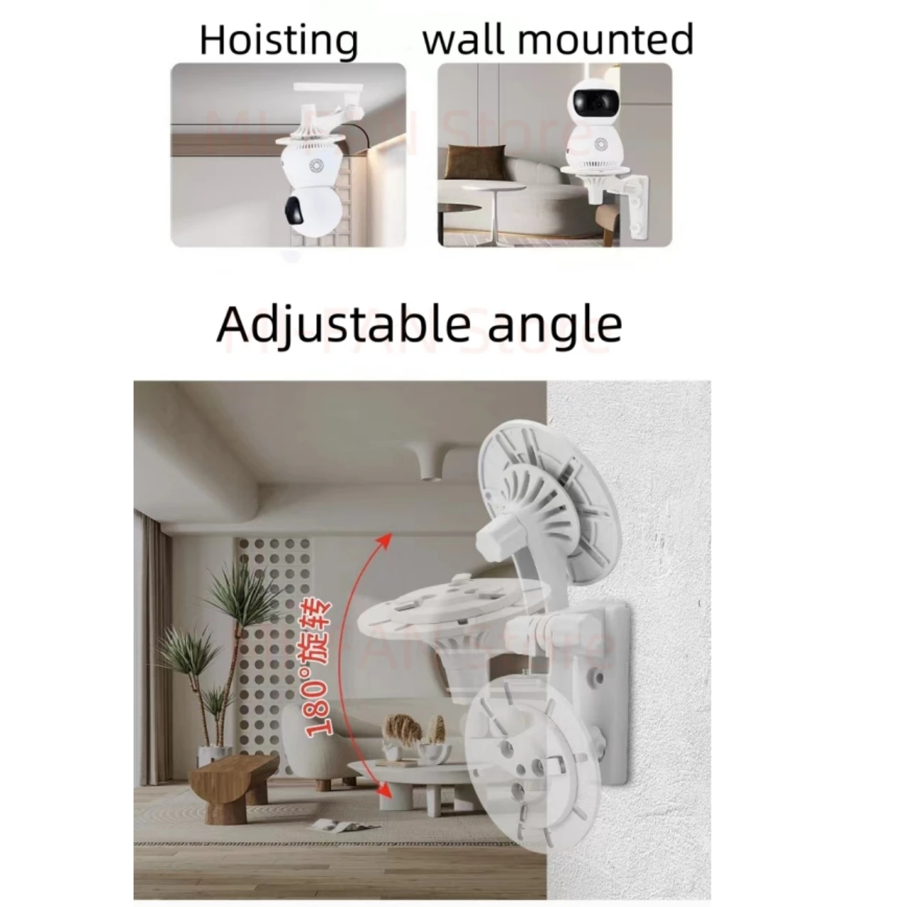 Camera Support Wall Bracket For Tapo C200 C210 Camera Security Surveillance Accessories Support And Base security camera stand camera holder stand camera holder security wall mount bracket security camera bracket camera mount panel camera mounting base security camera mount