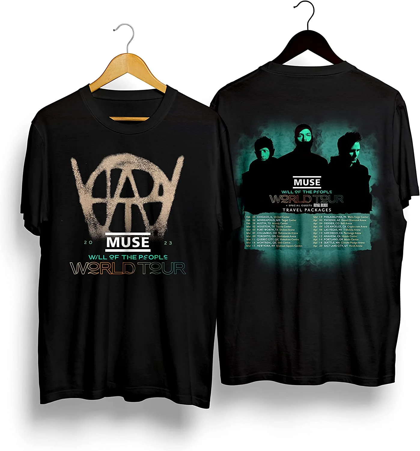 Muse T Shirt Will of The People Band Logo New Official Men's