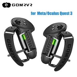 GOMRVR For Meta/Oculus Quest 3 VR Touch Controller Silicone Grip Sleeve Anti-slip and Sweatproof VR Protective Case Accessories