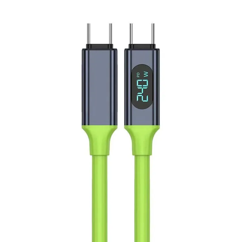 Advanced LED Display 240W USB-C Fast Charging & High-Speed Data Cable