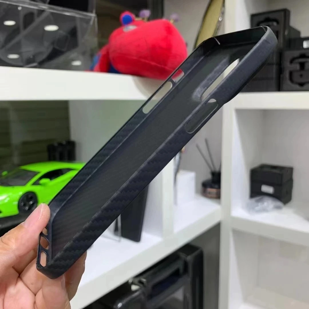 carbon real carbon fiber case For iphone 13/14 Pro Max case Ultra-thin drop-resistant Aramid fiber for iphone 14 pro cover