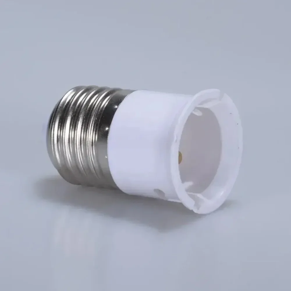 6Pc Bulb Holder E27 To B22 Adapter Converter E26 Light Socket To B22 Light Bulb Base Socket Fits LED Light Bulbs
