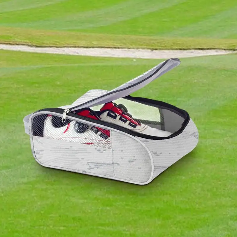 

Сумка для обуви для гольфа, двойная спортивная сумка для обуви на молнии с вентиляцией, сумки для переноски спортивной обуви, сумка для кроссовок, складная дорожная сумка для обуви