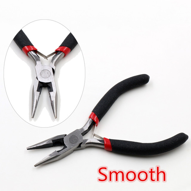 Piece Stainless Steel Needle Nose Pliers Jewelry Making Hand Tool Black 12.5cm