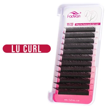 FADVAN YY Shape Black/Brown Lashes Premade Volume Fans Fox Eyes Eyelashes Faux Mink Eyelashes Brazilian Volume Natural Soft