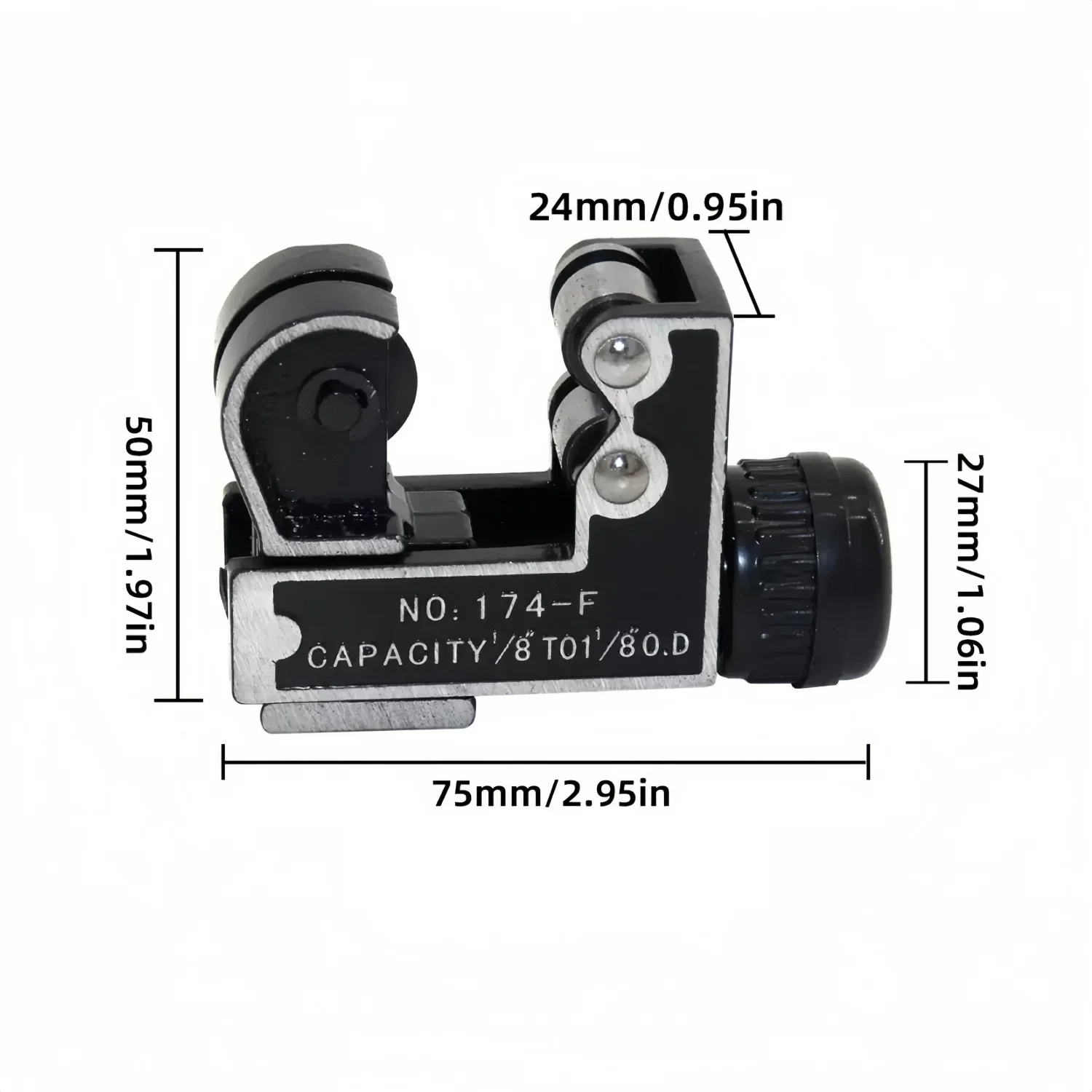 3-28mm 미니 파이프 커터 도구 1/81-1/8'' 구리, 황동, 알루미늄 파이프용 튜브 커터 (배관, HVAC 작업, 자동차, DIY용)