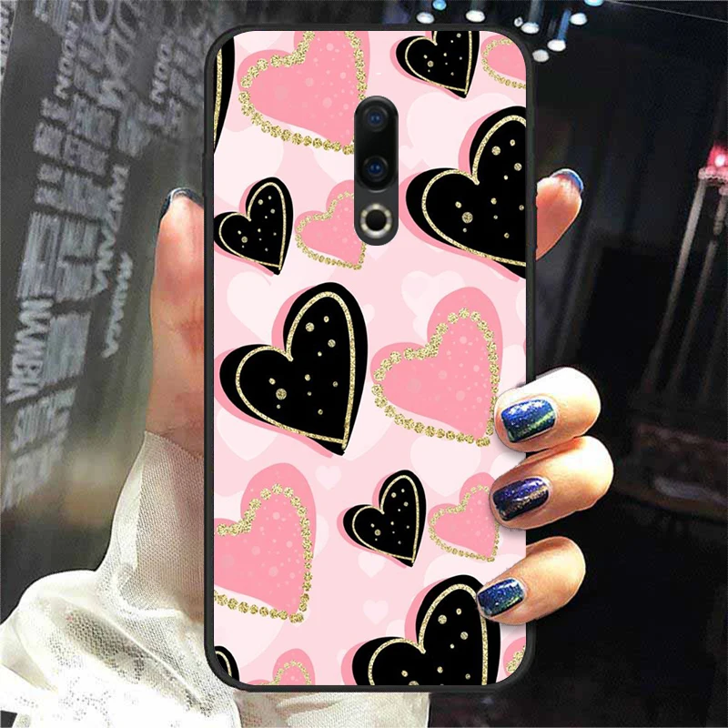 For Meizu 16th Case 6.0'' Silicone Case For Meizu 16th Plus Cover 6.5'' Soft TPU back Cases coque etui Leopard print meizu phone case with stones craft Cases For Meizu