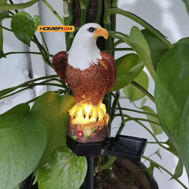 thumbnail image 2 of American Eagle Solar Garden Light,Solar Eagles Stake Light,Resin 2 of 14