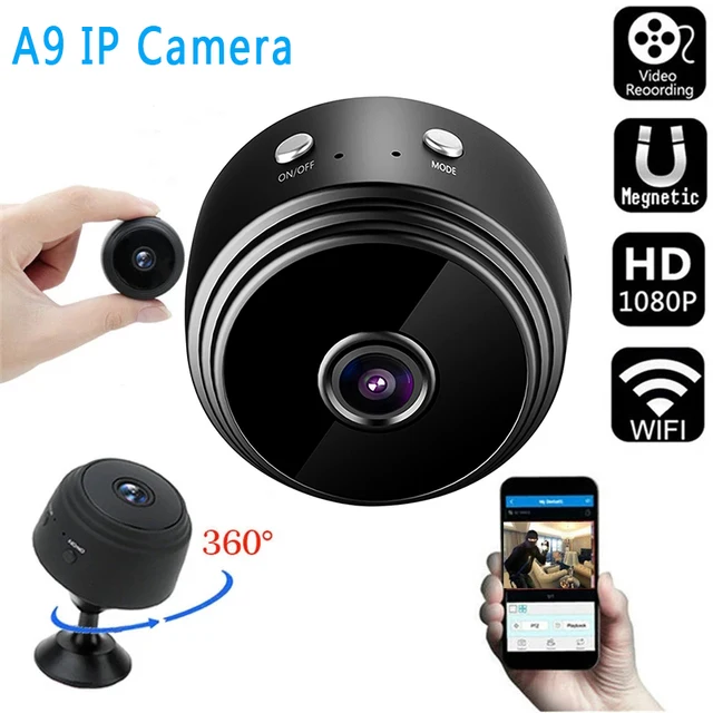 Ampla Noite Ângulo wifi Camera A9 Outdoor Sports dv Camera Long