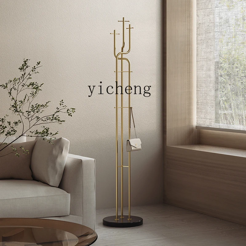 

Zc Clothes Rack Brass Floor Hanger Modern Floor Bedroom Coat Rack