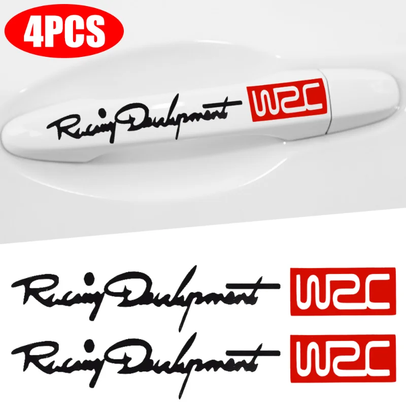 

Car Handle Stickers WRC Rally Racing Stripe Decals Decor Resistant Sunlight Vinyl JDM Stickers Automotive Exterior Accessory