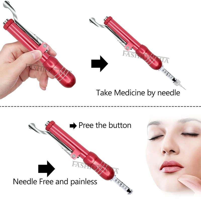 0.3ml Hyaluronic Injection Pen ampoule syringe Mesotherapy Atomizer Gun for Lips filler wrinkle removal Anti-Aging Injection Pen