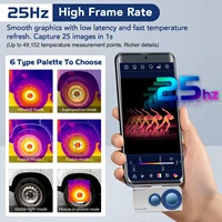 For Android Phone Thermal Imaging Camera, 256x192 IR Resolution & 640x480 Visible Camera, 25Hz Temp Alarm, Type-C Interface - Image 3