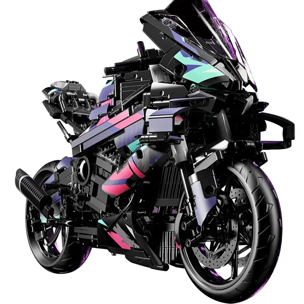 

1920 шт., Детский конструктор «супер мотоцикл»