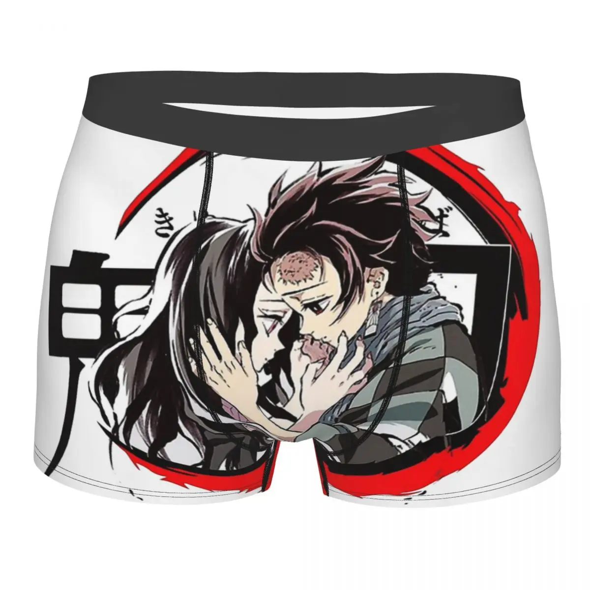 

Трусы Nezuko Tanjiro Demon Slayer, хлопковые трусы, мужское нижнее белье, сексуальные шорты, боксеры, трусы