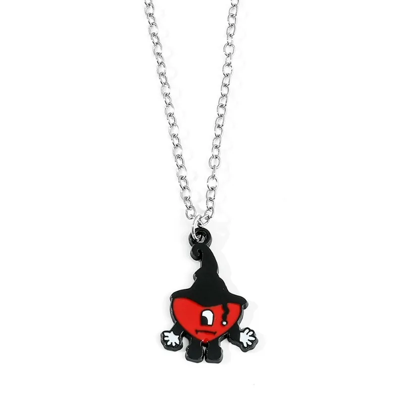 Hot Selling Rabbit Pendant Necklace, Hip-hop Pop Singer Fan Gift Collar, Jewelry Men's and Women's Gift Creative Fashion Cool