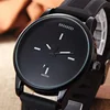 NEW Soft Silicone Strap Jelly Simple Fashion Quartz Watch for Women Men Ladies Lovers Watch Black White Couple Watch Relogio 5