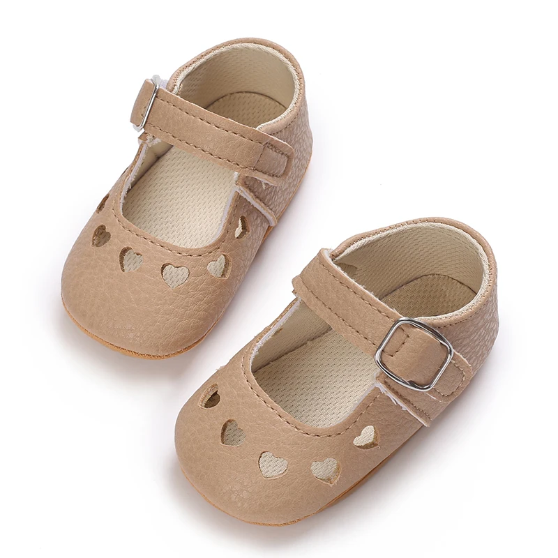 Retro Princess Shoes Newborn Anti Slip Rubber Sole Walking Shoes Elegant Bow Girl's Baby Korean Small Leather Shoes 3
