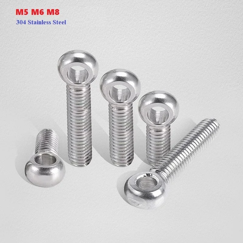 링 링크 볼트 어안 슬립 홀 나사, 라이브 볼트 어안 304, 스테인리스 스틸, M..