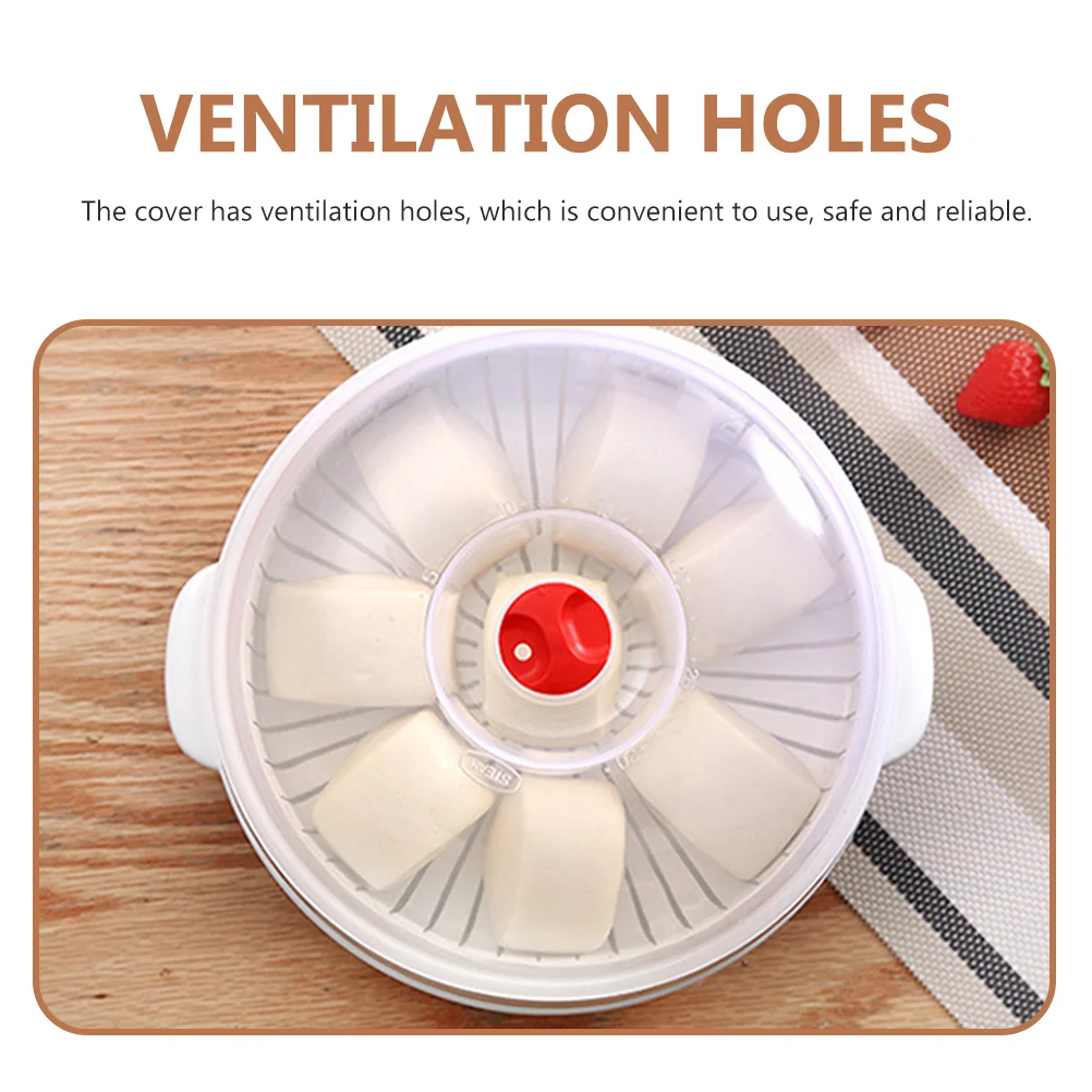 Microwave Steamer Plastic Food Dumpling Dumplings Steamed Container Versatile Steaming Plate Fish Dish Holder Professional for