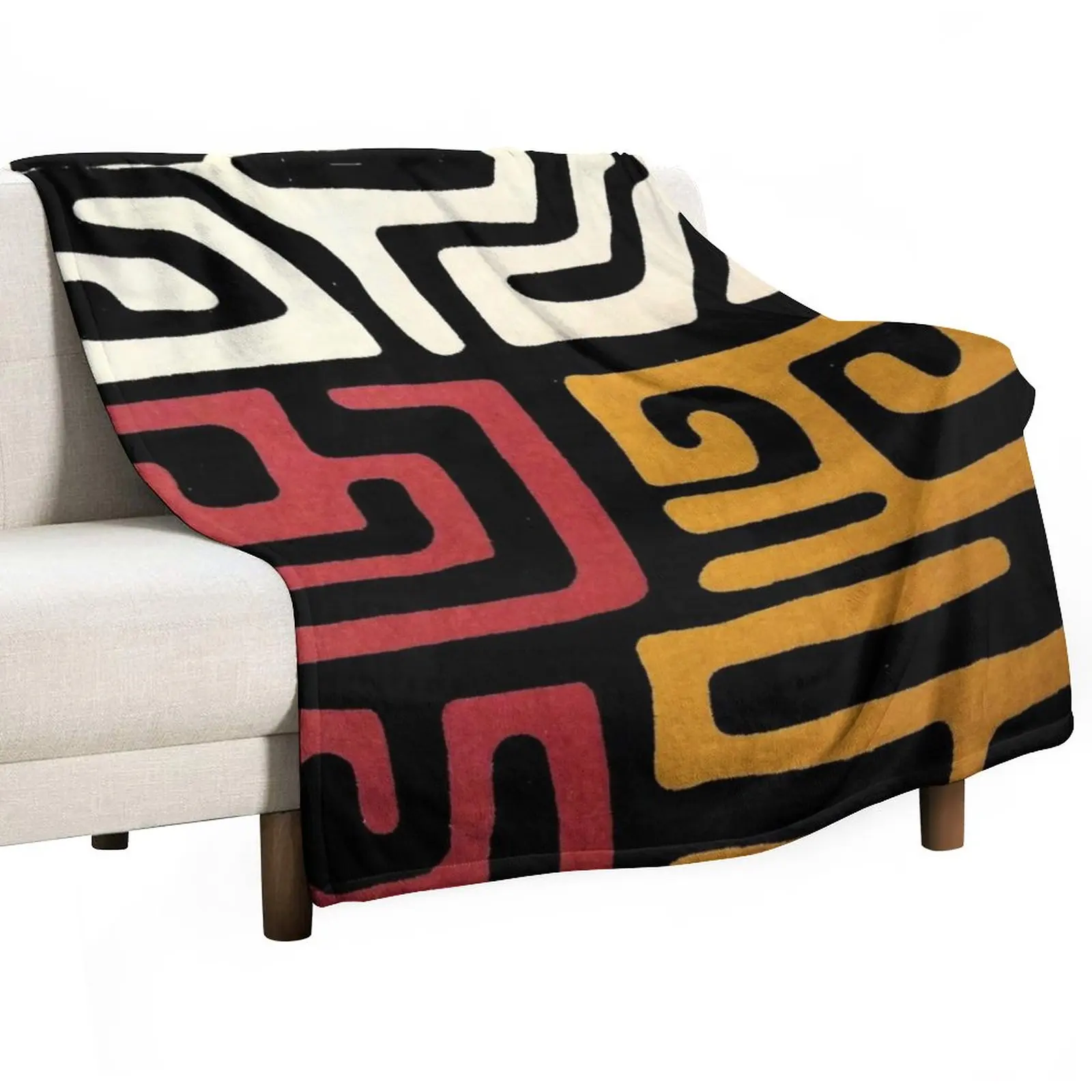

African Mudcloth Throw Blanket Baby Blanket blankets and blankets