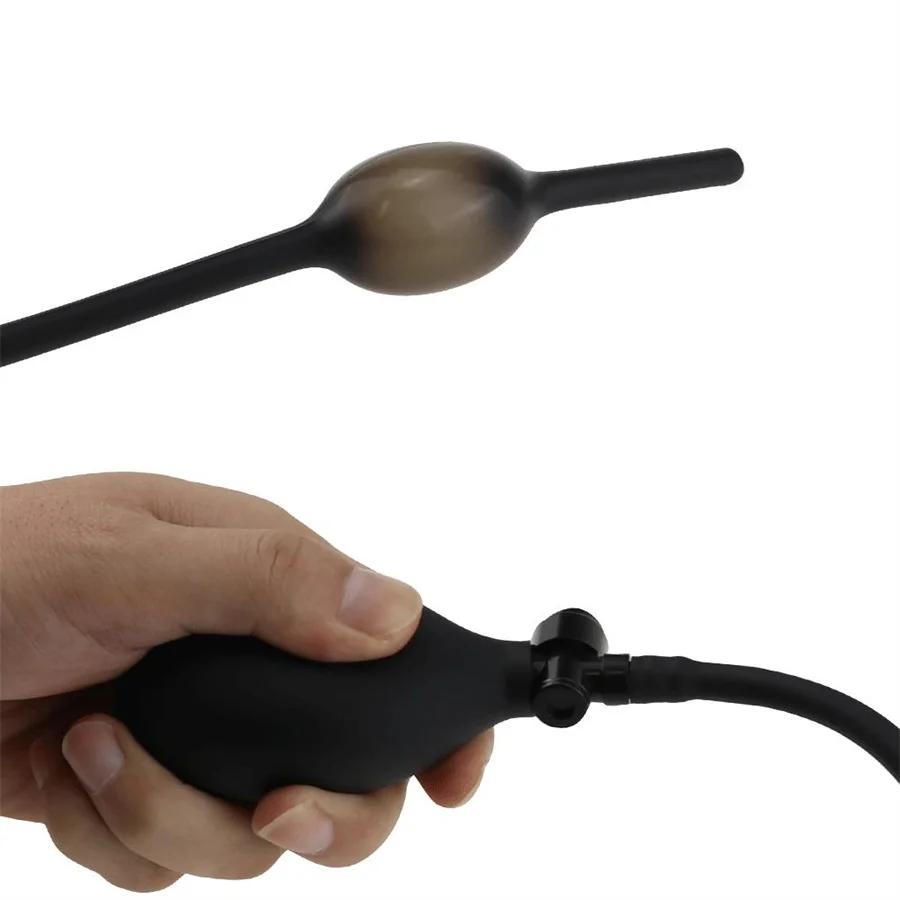 Inflatable Expandable Urethra Catheter Dilator Silicone Penis Plug Masturbator Urethral Plug Horse Eye Stick Sex Toys For Men penis sex toys