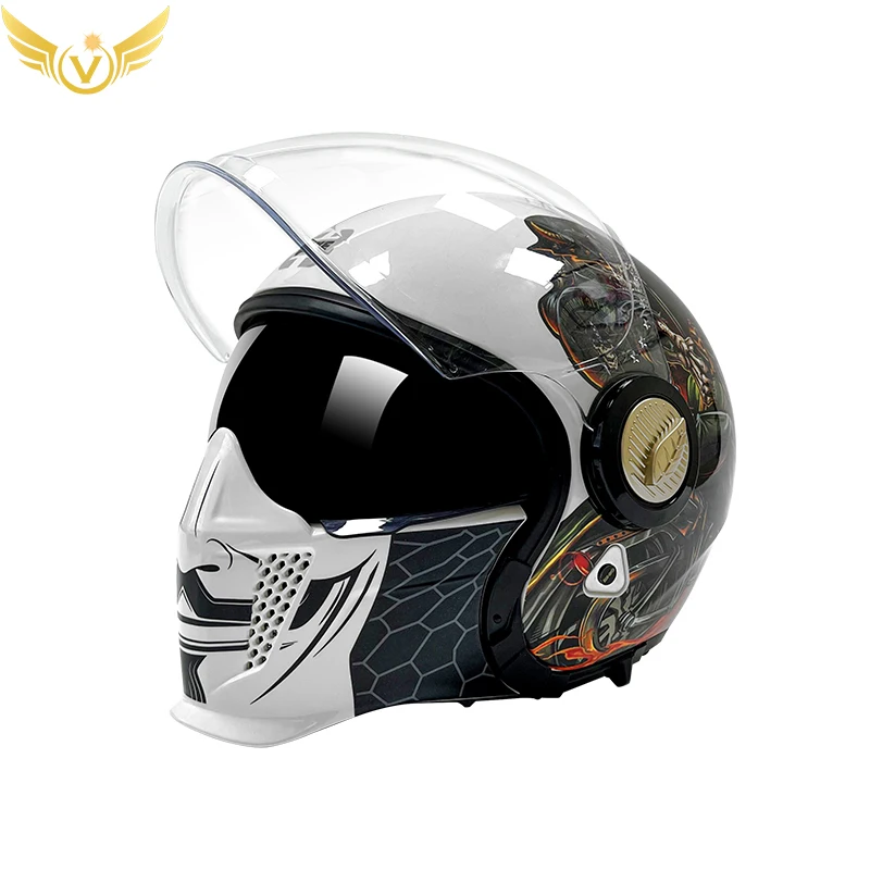 Helmet Casco Max Rebatible Visor Casco Rebatible Hawk Rs5 Vector