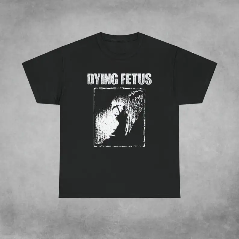 Dying Fetus Graphic Hardcore Black Metal T Shirt Cotton Tees Short Sleeve T Shirt O-Neck Clothing Summer