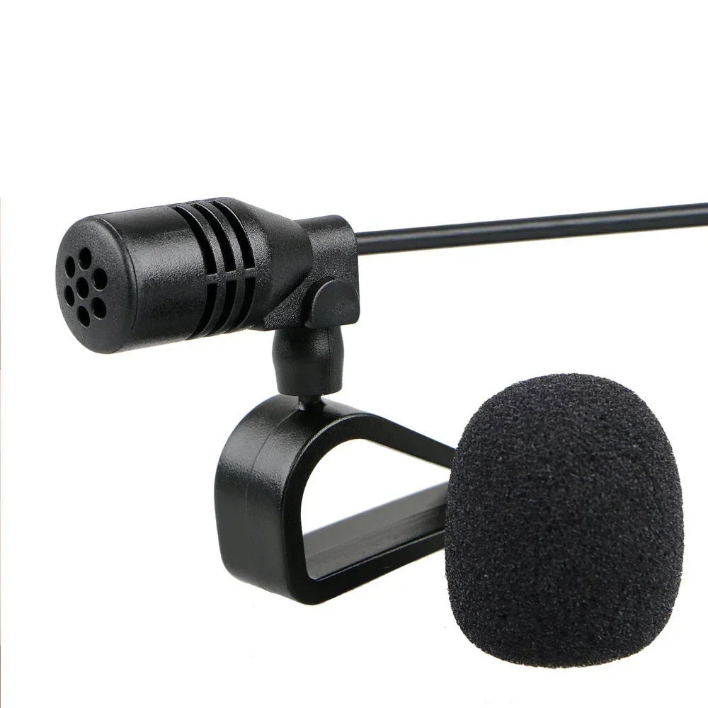 3.5mm Microphone External Mic For Car Stereo GPS Bluetooth Enabled Audio DVD 3maters Wire 1-10V DC Hand Free Car Kit Micro Phone