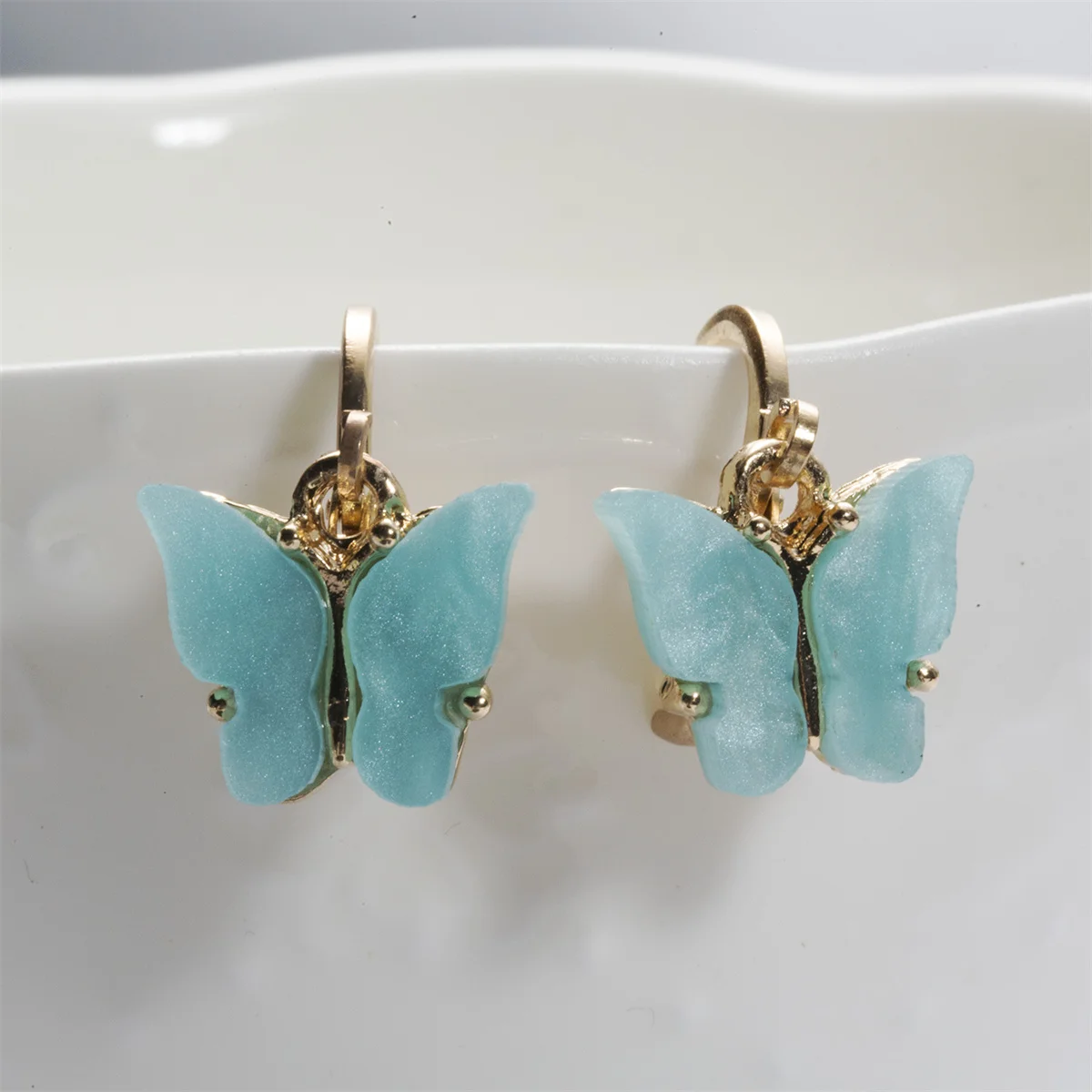 Gifts For Women Gifts For Girls 10-12 Years Old Butterfly Earrings Acrylic  Colorful Earrings