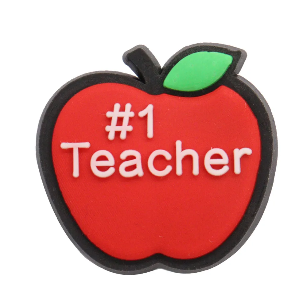 PVC Shoe Charms - Graduation School Bus Teacher Design
