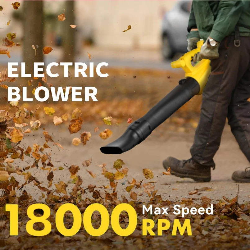Lithium electric storm machine High-power hair dryer blowing snow electromechanical blower garden leaf blower dust removal snow 2