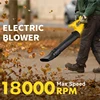 Lithium electric storm machine High-power hair dryer blowing snow electromechanical blower garden leaf blower dust removal snow 2