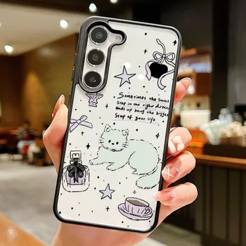 Cute Cat Samsung Galaxy S25 Ultra Phone Case 7