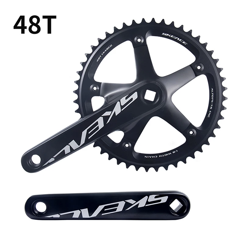  MTB  簢 Ȧ ũũ Ʈ, ˷̴ ձ,  ӵ ũũ ü, 165mm, 48, 49T ũũ Ʈ, 144BCD