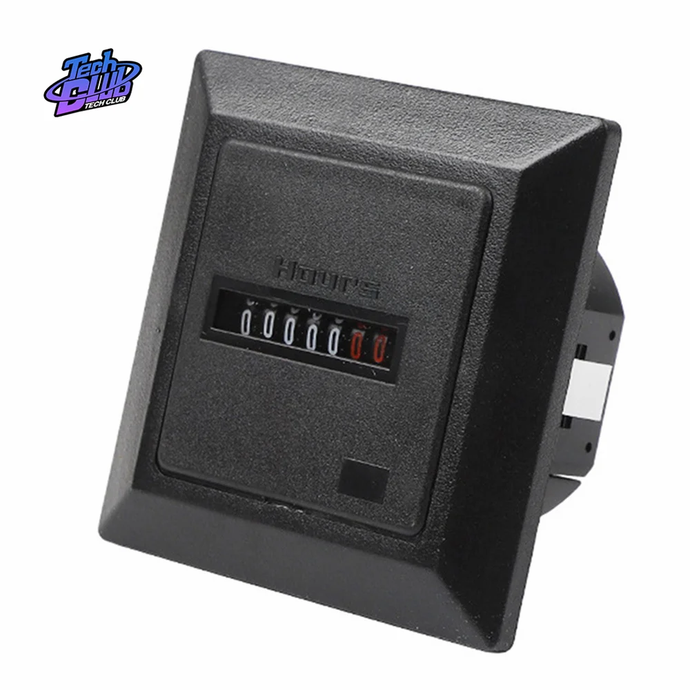 AC220-240V HM-1 0-99999.9 시간 타이머 기능 전자 밀폐형 카운터 디지털 미터 게이지 0.3W 50Hz 전기 도구 용