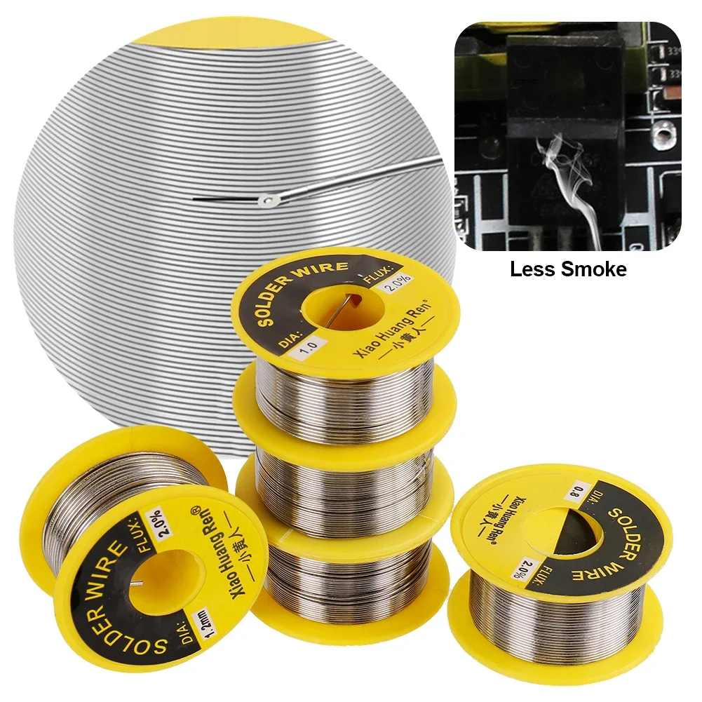 60/40 Solder Wire 0.5/0.8/1.0/1.2mm Soldering Welding Flux 2.0% Iron Wire Reel 50g Diamater 0.6mm Rosin Core Tin Solder soldering wire soldering tin wire welding wires