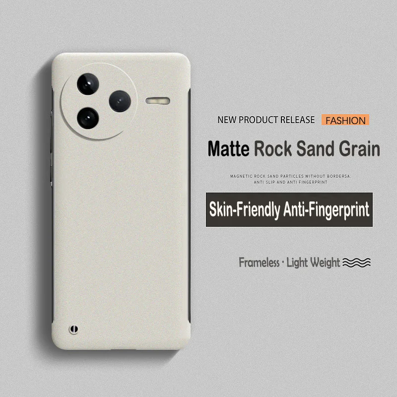 Luxury Matte Frosted Frameless Ultra Thin Case with Hard Lens Protection