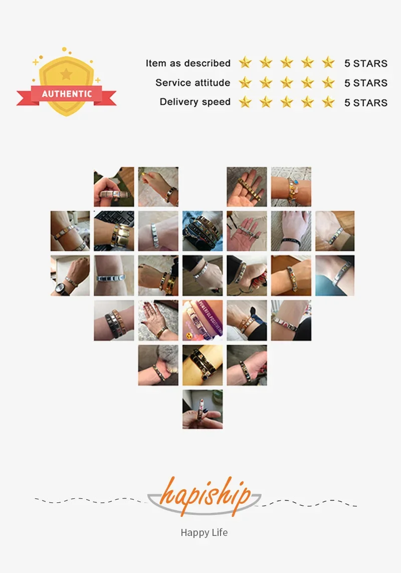 Шармы Hapiship для браслета из нержавеющей стали | AliExpress