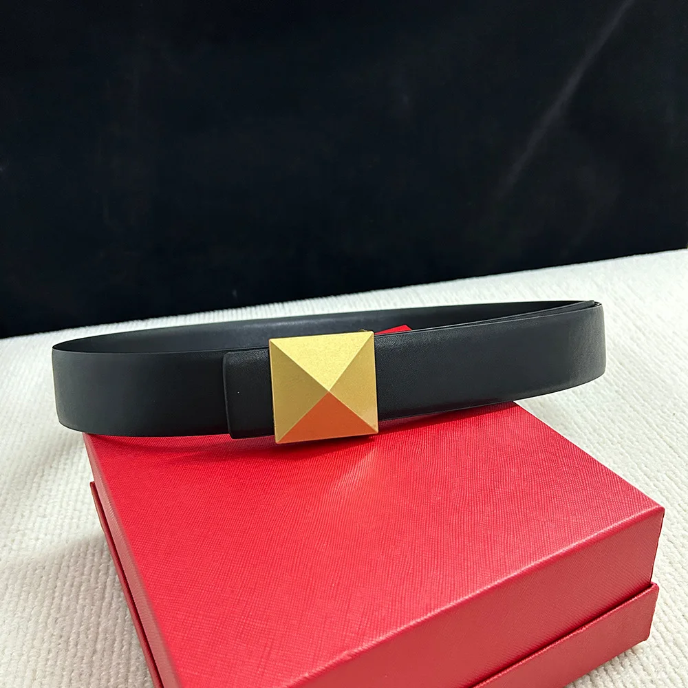 4CM Reversible Leather Women Belt for women dress