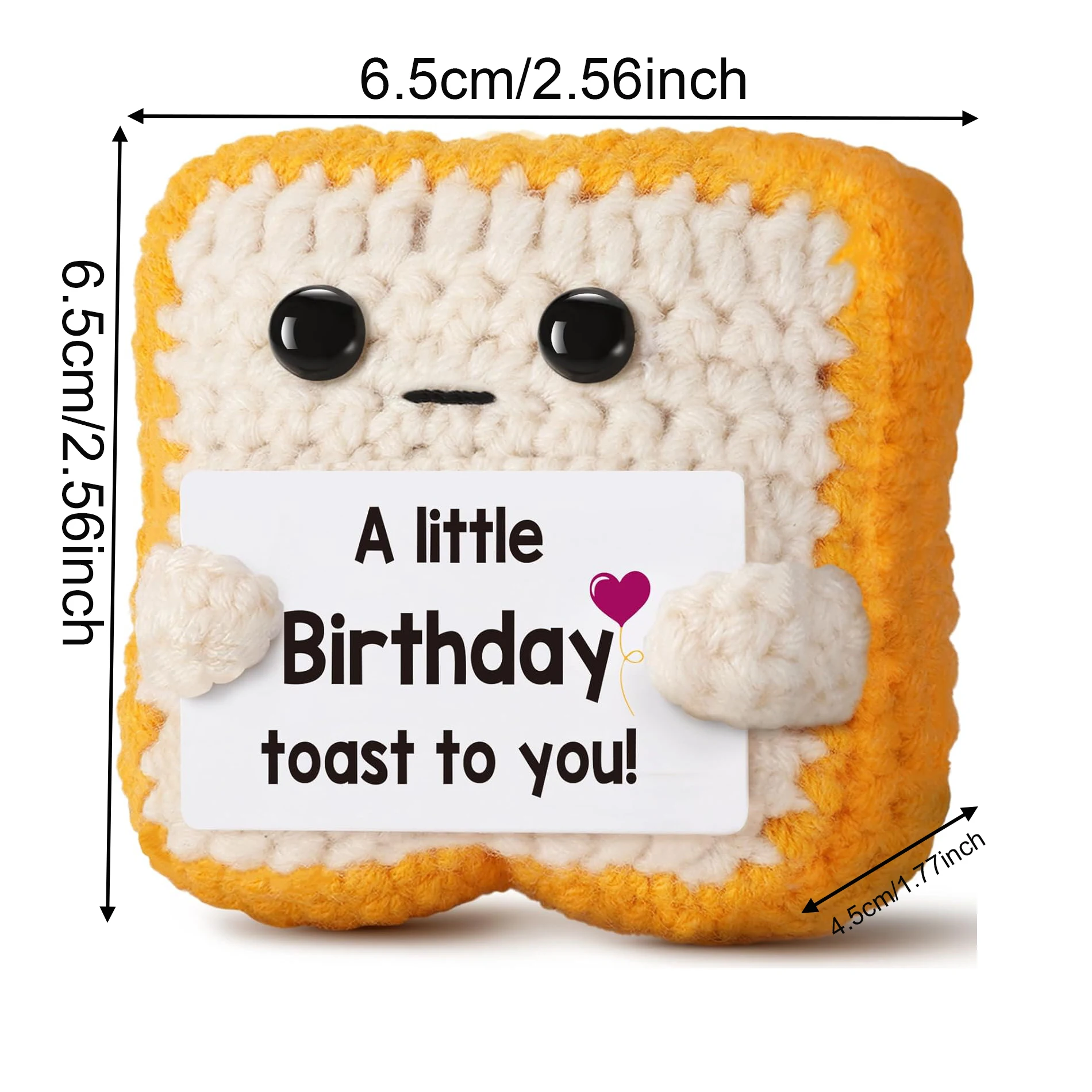 Charming Crochet Toast Gift Card - Unique Keepsake