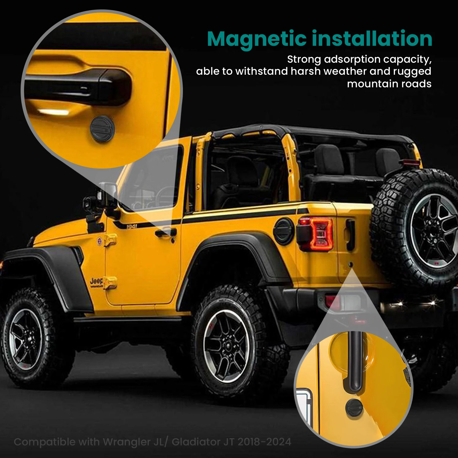 Savadicar Center Console Cover Compatible with 2018-2025 Jeep Wrangler JL 4XE & Gladiator JT