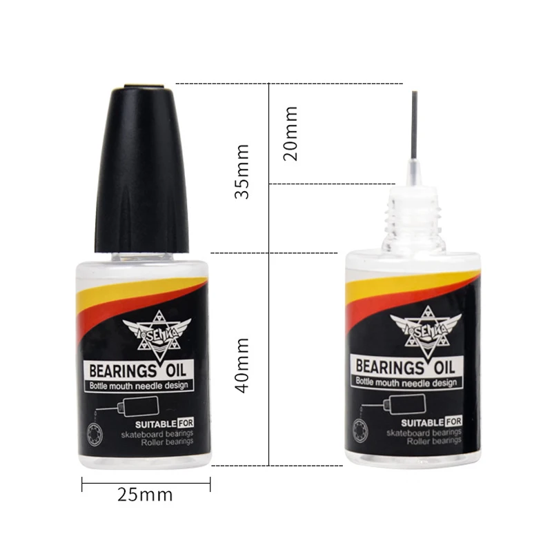1 Bottle 20ml Skateboard Bearings Lubricant Repair Oil For Roller Skate Drift Board