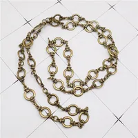 Julie Wang-Collier à Maillons Métalliques Vintage pour Femme, Bijoux Décoratifs, Accessoire de Direction, 1 Mètre par Paquet 3