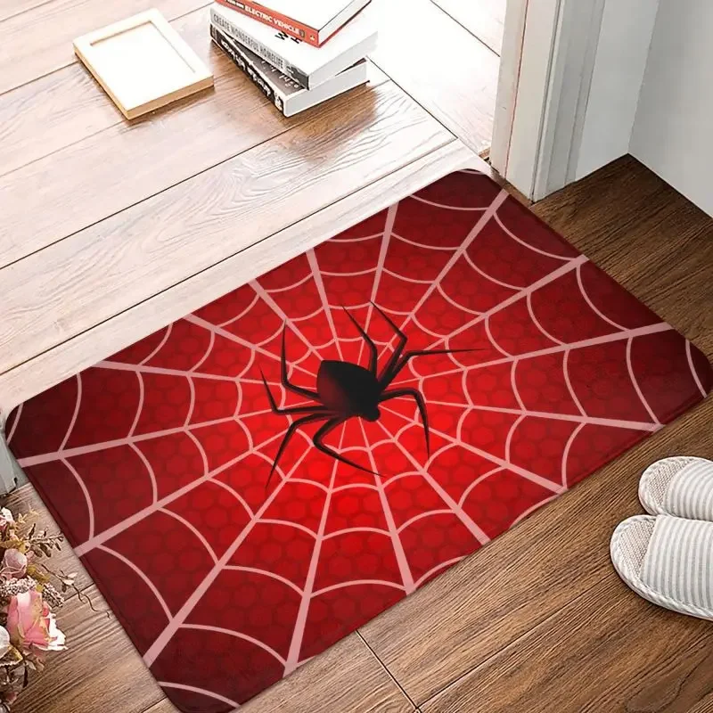 

Spider Web Door Floor Kitchen Bath Mats Anti-Slip Indoor Doormat Toilet Entrance Rug Carpet Footpad