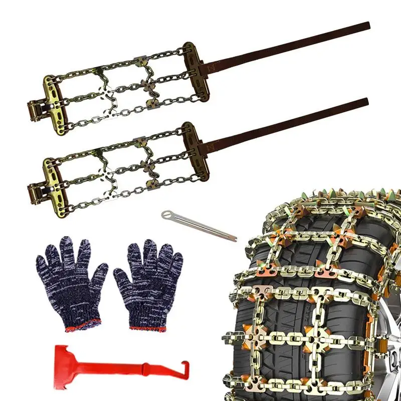 

Car Tire Chains Winter Snow Anti-Skid Tyre Cable Ties Mud Tyre Wheels Anti-Skid Belt Emergency Anti-Skid Auto Accessories